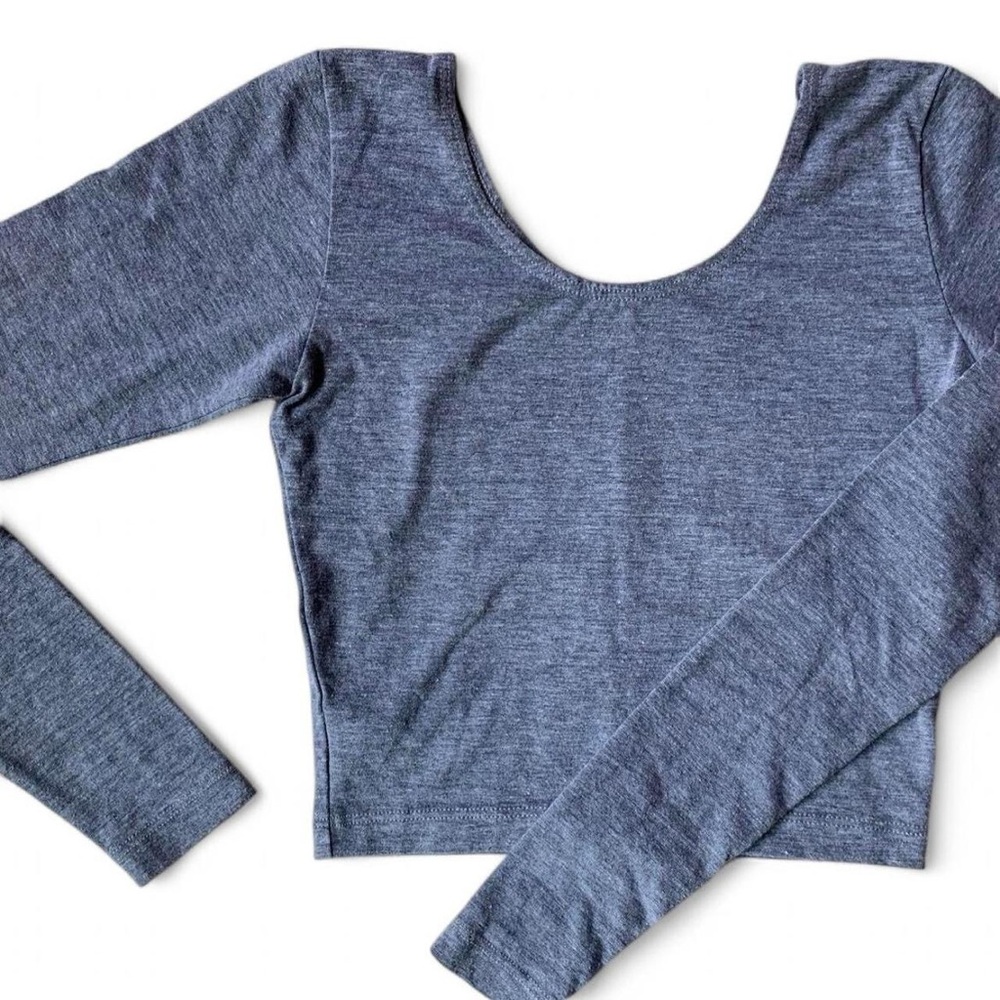 American Apparel Long Sleeve Gray Top